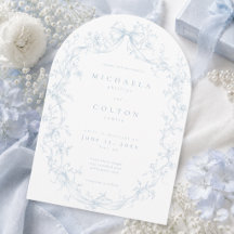 Mariage Couronne Florale Bleu Poussiéreux Vintage