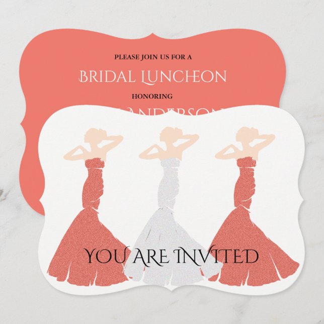 Invitation Mariage d'abricot, mon mariage (Devant / Derrière)
