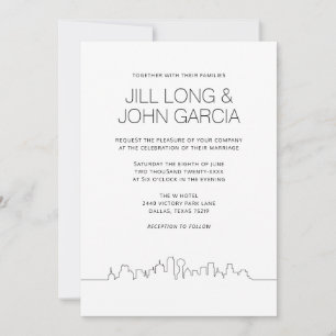 Invitation Mariage Dallas