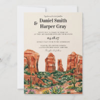 Mariage dans le désert de Sedona Arizona