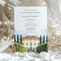 Mariage d'aquarelle Villa Balbiano