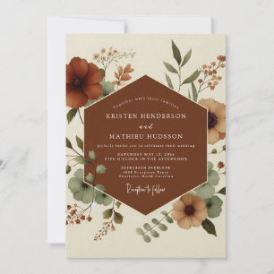 Invitation Mariage d'automne au Sage Cuivré