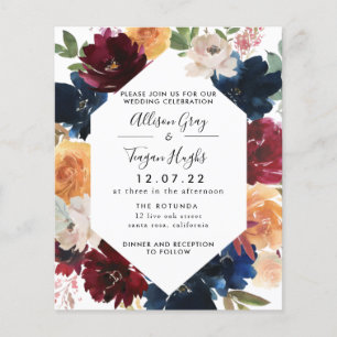 Invitation mariage de automne   Budget