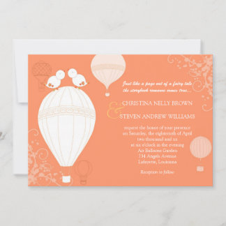 Invitation Mariage de ballons d'été Bliss Air
