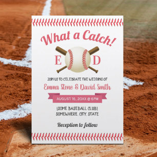 Invitation Mariage de base-ball Sports