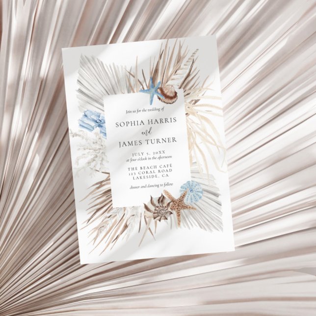 Invitation Mariage de Boho Beach (Créateur téléchargé)