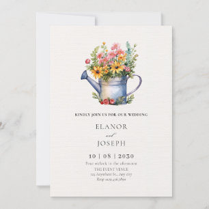 Invitation Mariage de bouquet floral