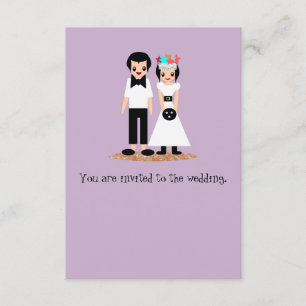 Invitation Mariage de bowling mariés