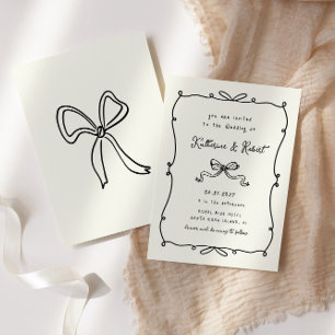 Invitation Mariage de budget des fenêtres à main levée
