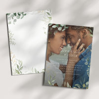 Mariage de cadre photo Whimsical Green and Gold
