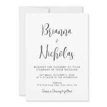 Mariage de calligraphie noir et blanc du code QR