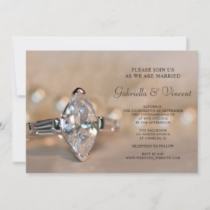 Invitation Mariage de ceinture Fiançailles de marque Diamond