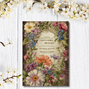 Invitation Mariage de charpente florale de Grace Orné Victori