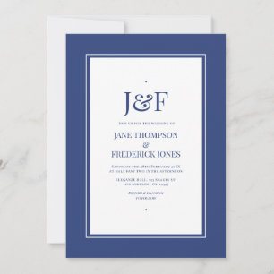 Invitation Mariage de Cobalt galactique