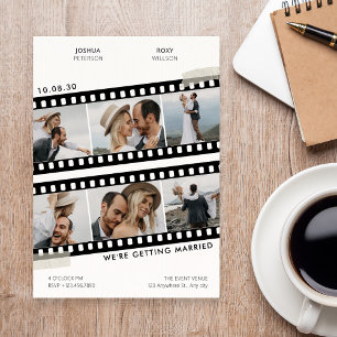 Invitation Mariage de collage photo