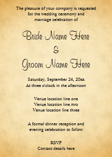 Invitations Faire Part Parchemin Zazzle Fr