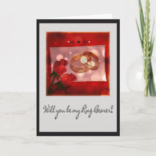 Invitation Mariage de demande de porteur de bague