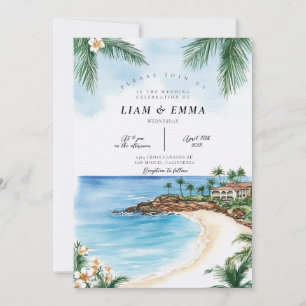 Invitation Mariage de destination à Florida Keys, Key Largo