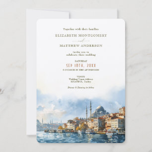 Invitation Mariage de destination à Istanbul Turquie