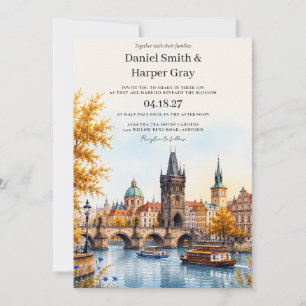 Invitation Mariage de destination à Prague République tchèque