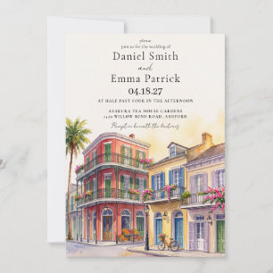 Invitation Mariage de destination dans le paysage de La Nouve