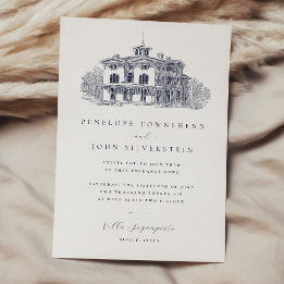 Invitation Mariage de destination dans une élégante villa ita