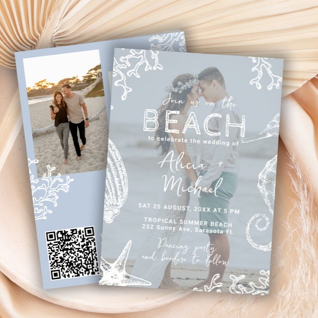 Invitation Mariage de destination tout compris sur la plage d (Créateur téléchargé)
