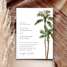 Mariage de Destination Tropical sous les Palmiers