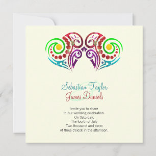 Invitation Mariage de deux coeurs