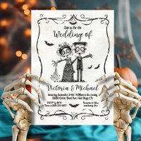 Mariage de doodle Goth Zombie