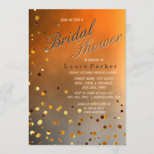 Invitation Mariage de Fête de la mariée de coucher du soleil