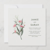 Mariage de fleur de gomme originaire d'Australie