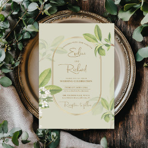 Invitation Mariage de fleurs de cerisier blanc