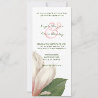 Mariage de fleurs du sud de Magnolia | Rose et bla