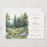 Mariage de forêt verte d'été rustique