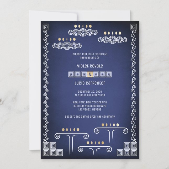 Invitation Mariage de Geeks de Joueurs (Devant)