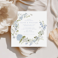 Mariage de germe bleu doux et délicat