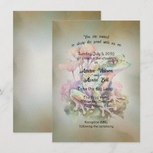 Invitation Mariage de grenouille