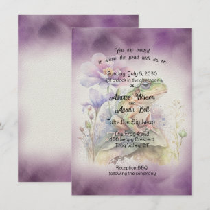 Invitation Mariage de grenouille