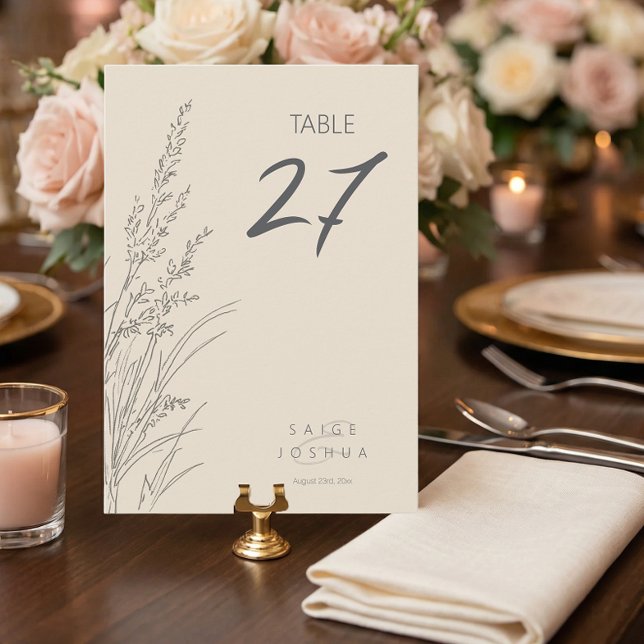 Invitation Mariage de jardin baigné de soleil ID1283 (Créateur téléchargé)