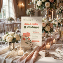 Mariage de Jardin Floral Rétro Vintage