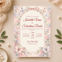Mariage de Jardin Papillon Fantaisiste