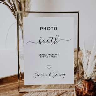 Invitation Mariage de la cabine photo Modèle