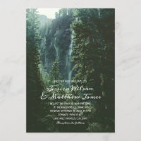Mariage de la cascade de la montagne de la forêt r