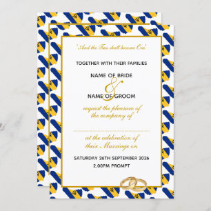 Invitation Mariage de la Célébration du Script chrétien de BA