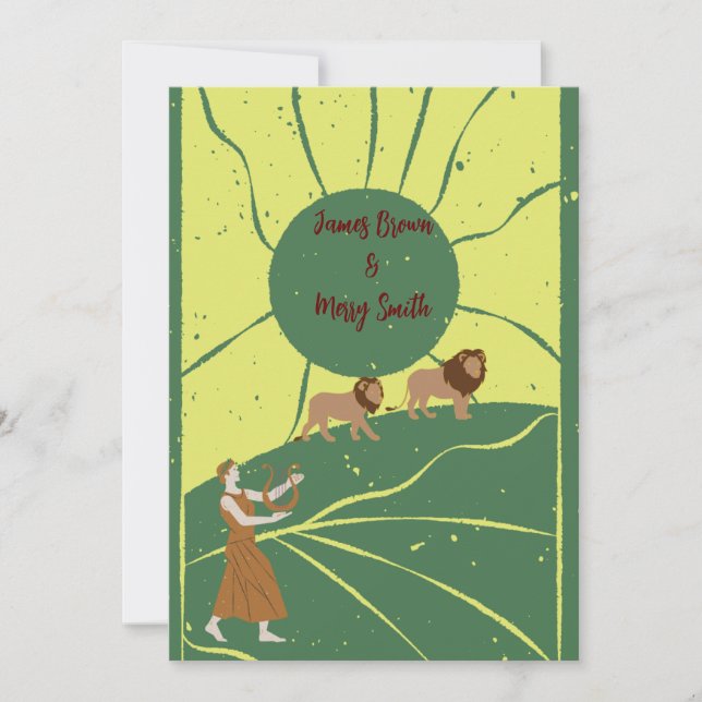 Invitation Mariage de la fierté de l'amour (Devant)