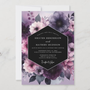 Invitation Mariage de la Floraison Nocturne du Prunier