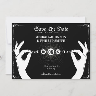 Invitation Mariage de la magie mystique de la lune