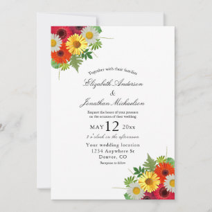 Invitation Mariage de la marguerite