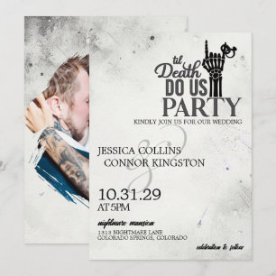 Invitation Mariage de la mort